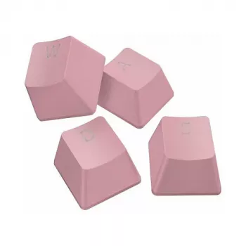 Razer PBT Keycap + Coiled Cable Upgrade Set, Doubleshot-PBT, USB-C σε USB-A Σπιράλ Καλώδιο, Quartz Pink (RC21-01491000-R3M1)