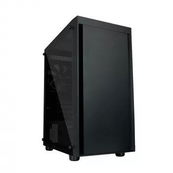 Zalman T3 PLUS mATX Mini-Tower κουτί PC, μαύρο, ακρυλικό παράθυρο, 2 ανεμιστήρες