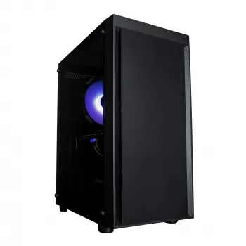 Zalman T3 PLUS mATX Mini-Tower κουτί PC, μαύρο, ακρυλικό παράθυρο, 2 ανεμιστήρες