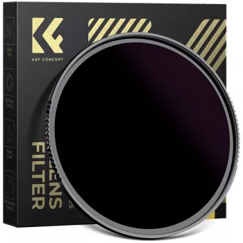 KF Concept ND100000 Ηλιακό φίλτρο 62mm, 16.6 στοπ, OD 5.0, οπτικό γυαλί AGC, νανοεπικάλυψη, πλαίσιο αλουμινίου