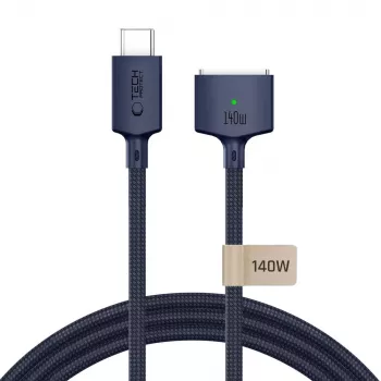 TECH-PROTECT MMC01 Ultraboost μαγνητικό καλώδιο MacBook USB-C σε MagSafe 3 140W 300cm μπλε του μεσονυκτίου