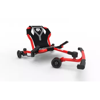 EzyRoller Drifter X drift kart με κίνηση ποδιών για παιδιά από 4-12+, κόκκινο