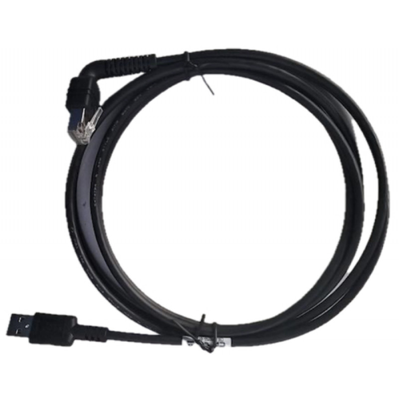 Zebra DS55 καλώδιο USB 7 ft με ορθογώνιο βύσμα αρσενικό