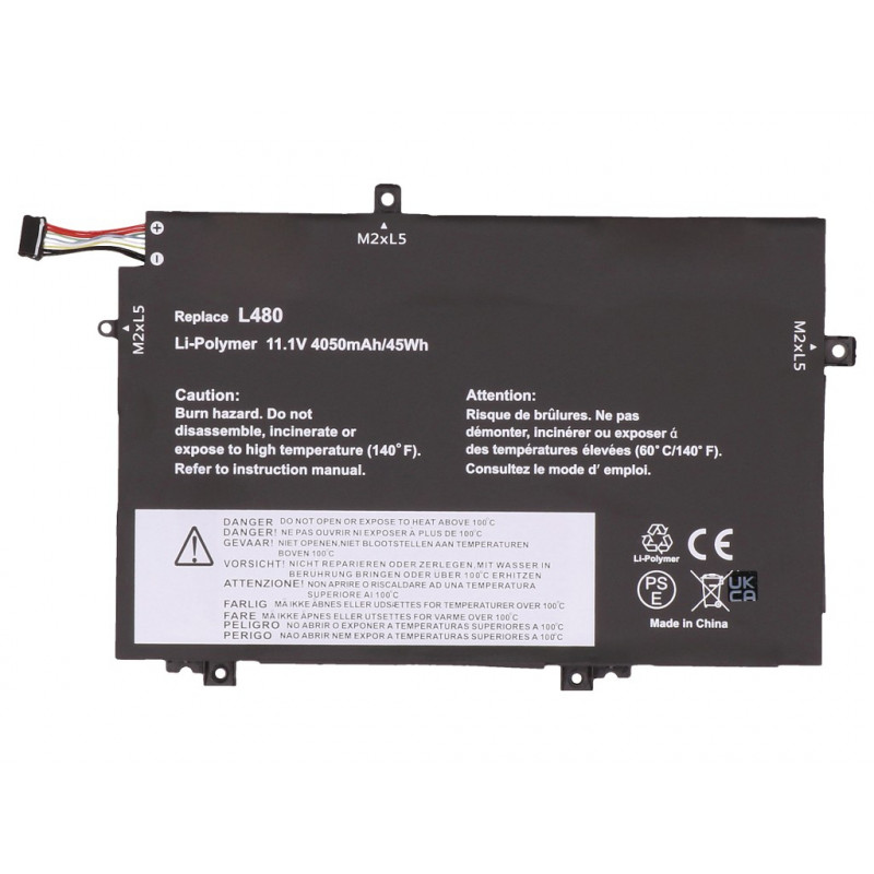 2-Power Κύρια συσκευασία μπαταρίας Lenovo ThinkPad L480 20LS - Μπαταρία - 50 mAh (2P-01AV463)