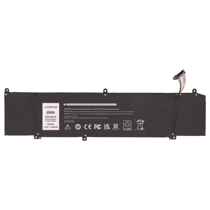 2-Power Dell Alienware M15 Κύρια μπαταρία - Μπαταρία - 69 mAh (2P-0JJPFK)