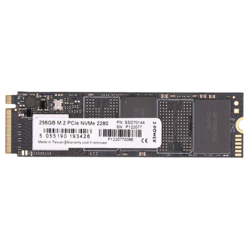 SSD 2-Power 256 GB M.2 2280 PCIe 3.0 x4 NVMe, εσωτερικός (2P-00UP803)