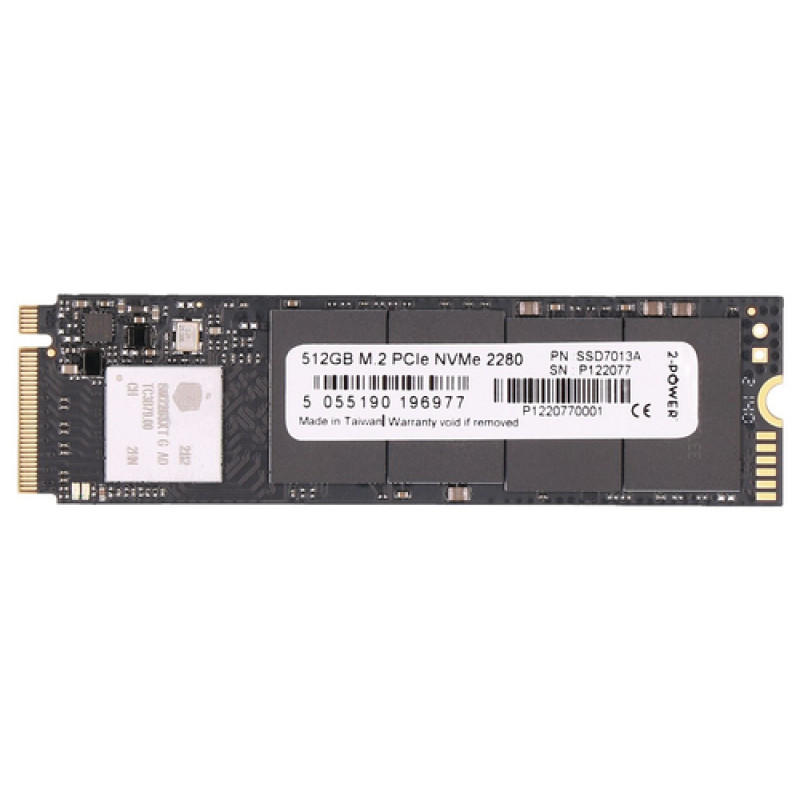 SSD 2-Power 512 GB M.2 2280 PCIe NVMe, εσωτερικός (2P-02HM106)