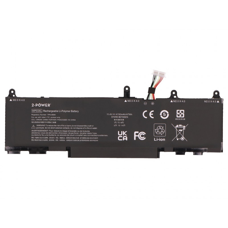 2-Power κύρια μπαταρία HP Elitebook 830 G9 - Μπαταρία - 47 mAh