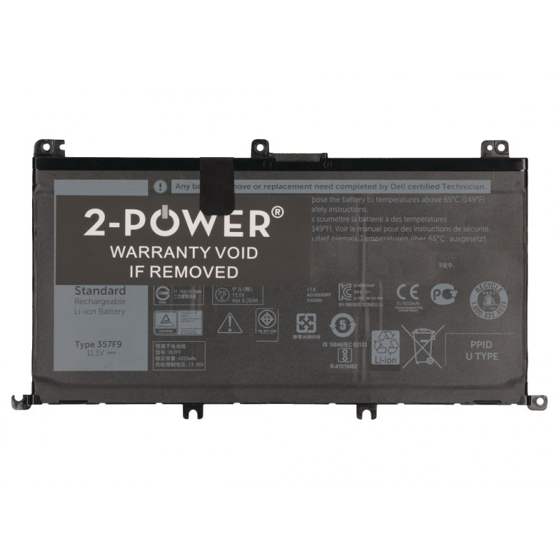 2-power 2P-357F9 - μπαταρία - μπαταρία 7.200 mAh 11,4 V