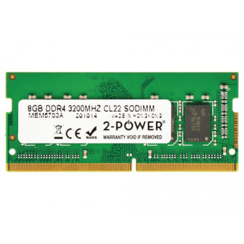 2-power 2P-5M30V06802 - 8 GB - 1 x 8 GB - DDR4 - 3200 MHz