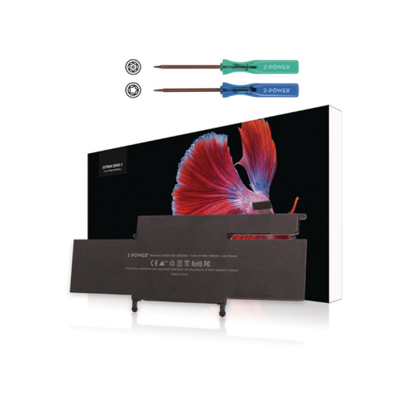 2-power 2P-A1493 - Μπαταρία - Apple MacBook Pro 13 A1502 Late 2013 (EMC2678) - Mid 2014 (EMC2875)