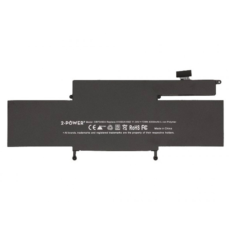 2-power 2P-A1493 - Μπαταρία - Apple MacBook Pro 13 A1502 Late 2013 (EMC2678) - Mid 2014 (EMC2875)
