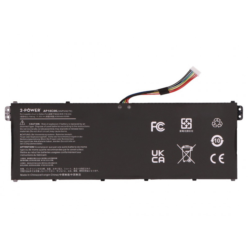 2-power Κύρια μπαταρία - Μπαταρία - 50 mAh (2P-AP18C8K)