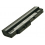 2-power Hauptakku-Pack MSI Wind U100 Μαύρο - Μπαταρία - 2.200 mAh (2P-BTY-S12)