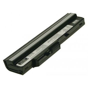 2-power Hauptakku-Pack MSI Wind U100 Μαύρο - Μπαταρία - 2.200 mAh (2P-BTY-S12)