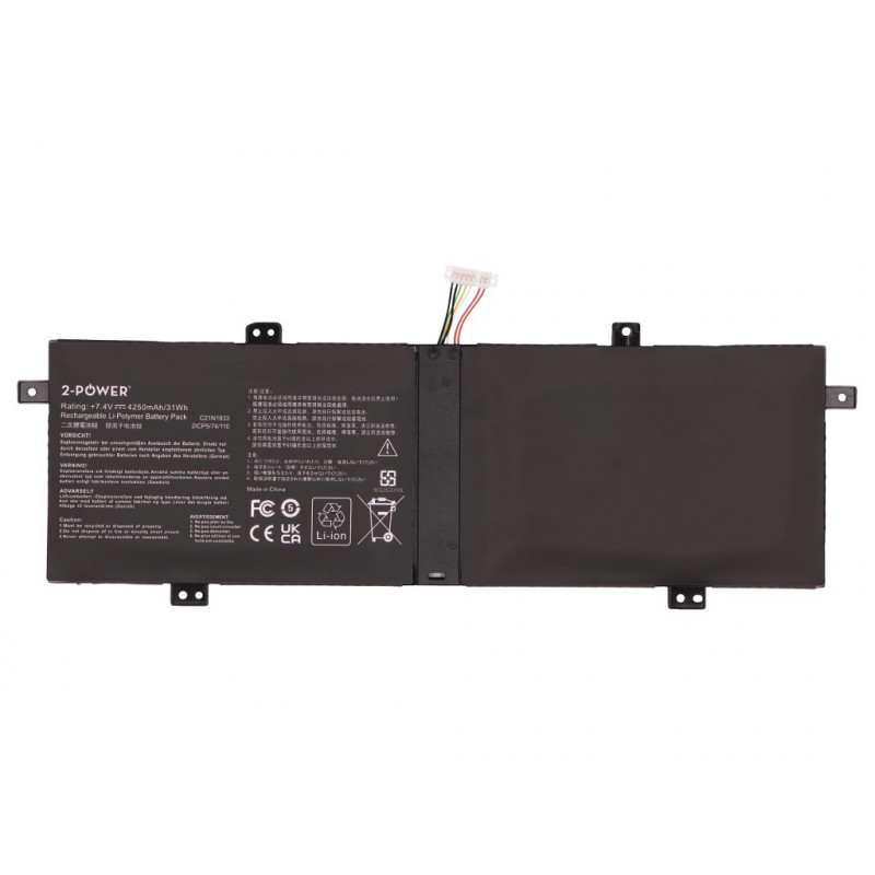 2-Power Κύρια συσκευασία μπαταρίας - Μπαταρία - 4.250 mAh (2P-C21N1833)
