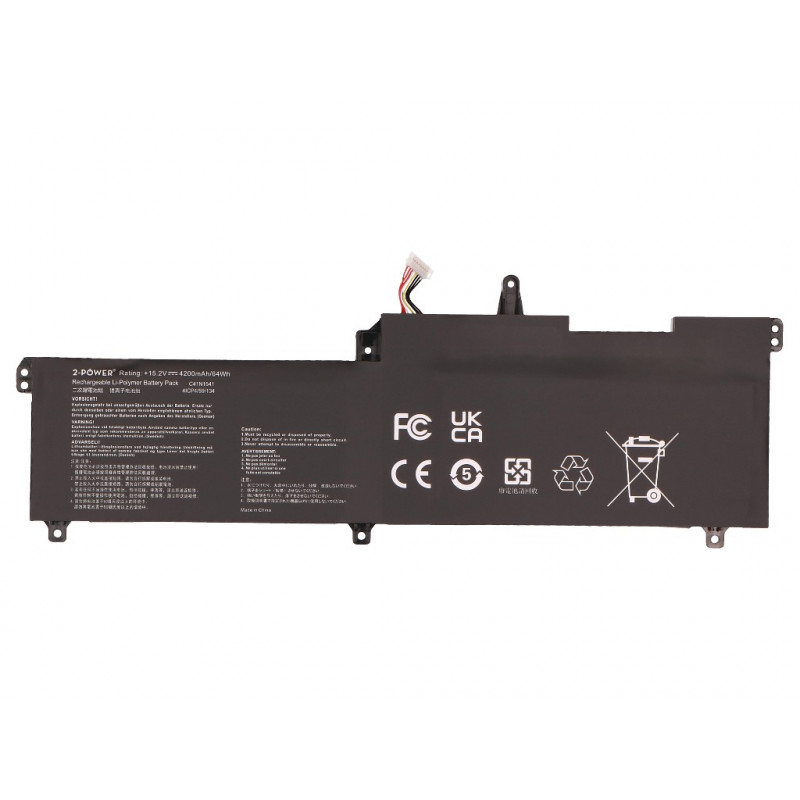 2-POWER Κύρια συσκευασία μπαταρίας - Μπαταρία - 64 mAh (2P-C41N1541)