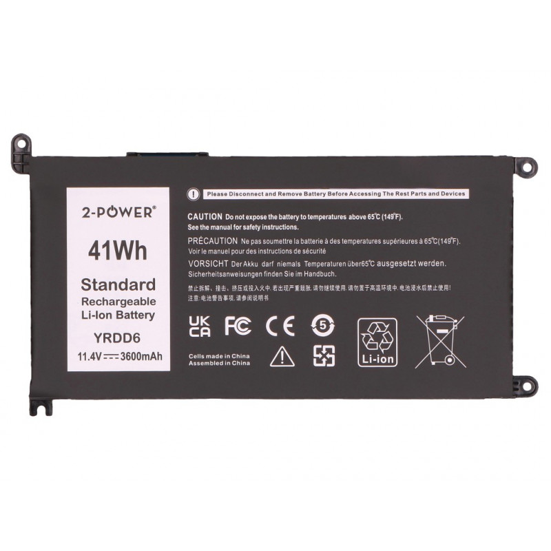 2-Power Κύρια Μπαταρία Dell Inspiron 3579 - Μπαταρία - 41 Wh (2P-FDRHM)