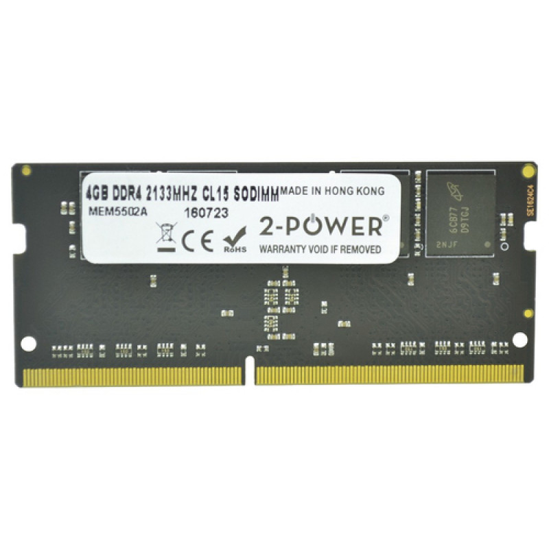 2-power 2P-KVR21S15S8/4 - 4 GB - 1 x 4 GB - DDR4 - 2133 MHz