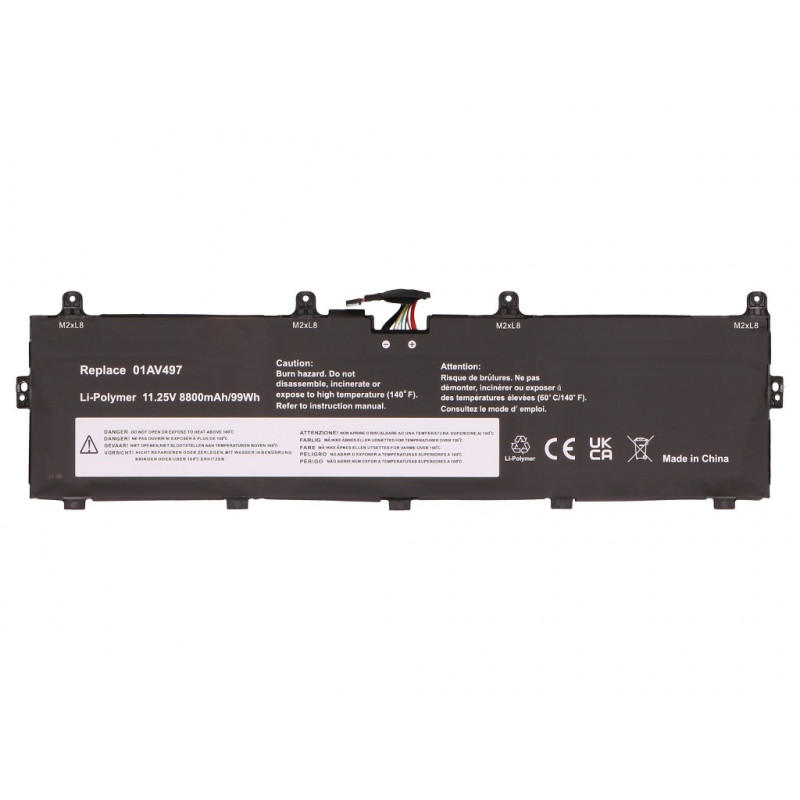 2-Power Κύρια συσκευασία μπαταρίας Lenovo ThinkPad P72 20MB - Μπαταρία - 99 Wh (2P-L17C6P51)
