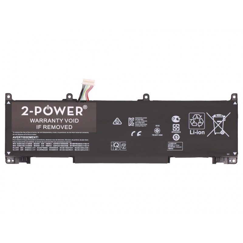 2-POWER Κύρια μπαταρία 11,4 V 3950 mAh