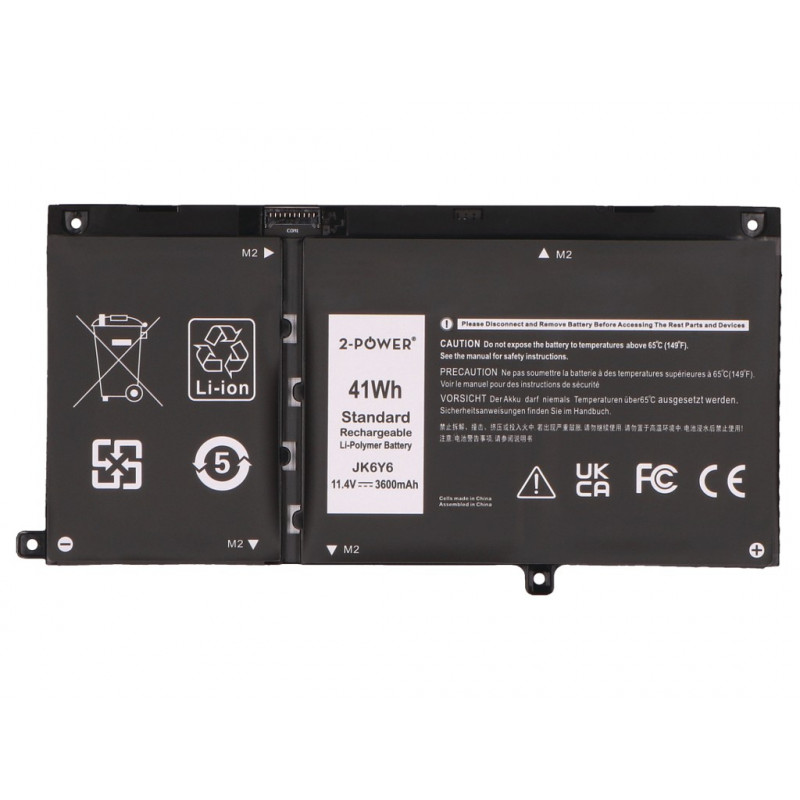 2-Power Κύρια μπαταρία για Dell Vostro 5502 - Μπαταρία - 41 mAh (2P-PDDF0)