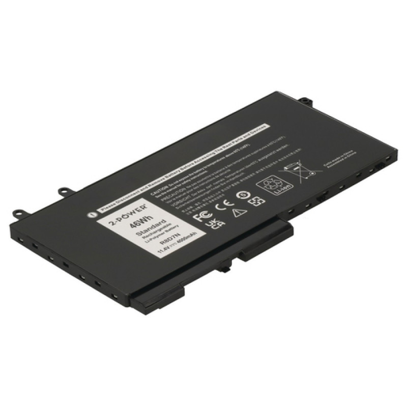 2-power Dell Latitude 5400 Κύρια μπαταρία - Μπαταρία - 46 mAh (2P-R8D7N)