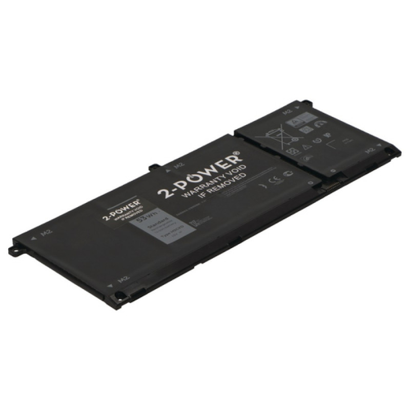 2-power Κύρια μπαταρία Dell Latitude 3410 - Μπαταρία - 56 mAh (2P-TXD03)