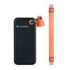 Verbatim 32418 Pocket SSD, 256 GB, USB Type-C, USB 3.2 Gen 2, 1000 MB/s, Μαύρο/Πορτοκαλί