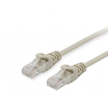 Equip Καλώδιο patch Cat6A U/UTP 2xRJ45 1,50m μπεζ LSZH Σακούλα πολυαιθυλενίου