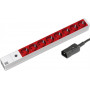 Bachmann 48,26 cm πολύπριζο 8xCEE7/3 βύσμα C14 αλουμινίου L 8m - (Offline-) USV - 19