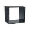 Vaddio Middle Atlantic BRK12 - Ερμάριο - μαύρο - 12U - 48,3 cm (19 ίντσες)