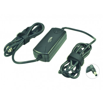 2-power CAC0702A - αυτοκίνητο - 12-24 V - 90 W - φορητός υπολογιστής - μαύρο - 43 mm