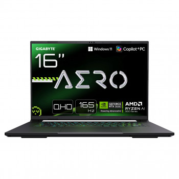 Laptop Gigabyte Aero X16 1WH93DEC64AH / Ryzen 7 / RAM 32 GB / SSD / 16,0″ WQXGA (ανακατασκευασμένο)