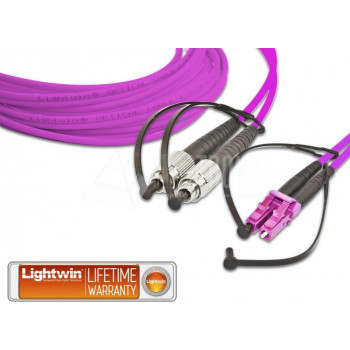 Lightwin Υψηλής ποιότητας Duplex καλώδιο patch οπτικών ινών, MM OM4, FC - LC