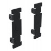 Ergonomic Solutions Hook & Rail Σετ ακροφυσίων - μαύρο