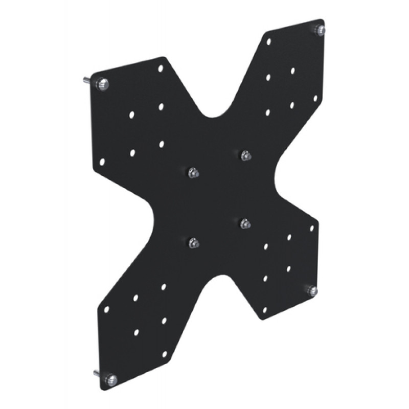 Ergonomic Solutions Hook & Rail VESA 100 σε 200/300/400 Προσαρμογέας - μαύρο