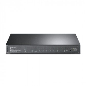 TP-LINK JetStream TL-SG2210P V3 - Switch - Smart - 8 x 10/100/1000 + 2 x SFP - Desktop - PoE (58 W)