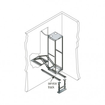 Vaddio Middle Atlantic TRACKL - Σετ οριζοντίωσης ράγας rack