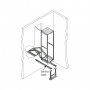 Vaddio Middle Atlantic TRACKL - Σετ οριζοντίωσης ράγας rack