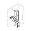 Vaddio Middle Atlantic TRACKL - Σετ οριζοντίωσης ράγας rack