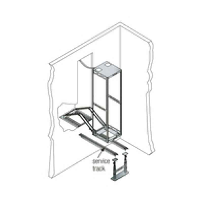 Vaddio Middle Atlantic TRACKL - Σετ οριζοντίωσης ράγας rack