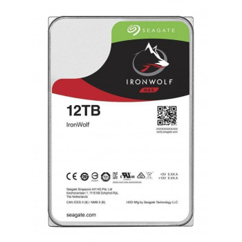 Πακέτο SEAGATE NAS HDD 4x12TB IronWolf 7200rpm 6Gb/s SATA 256MB Cache 3,5 ίντσες 24x7 CMR για NAS και RAID συστήματα rackmount BLK