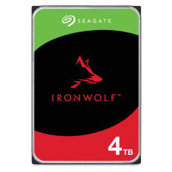 Πακέτο SEAGATE NAS HDD 4x4TB IronWolf 5400rpm 6Gb/s SATA 256MB Cache 3,5 ίντσες 24x7 CMR για συστήματα NAS και RAID rackmount Μαύρο