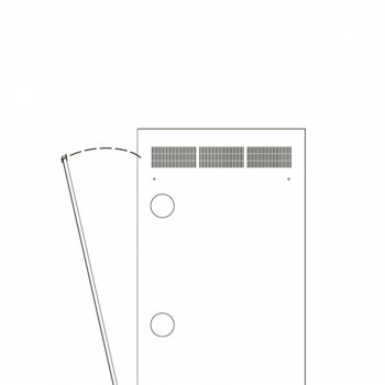 Middle Atlantic Products Middle Atlantic WR Series WR-RAP-24 - Πάνελ rack - πίσω - Μαύρο - 24U - 48,3 cm (19 inch)