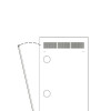 Middle Atlantic Products Middle Atlantic WR Series WR-RAP-24 - Πάνελ rack - πίσω - Μαύρο - 24U - 48,3 cm (19 inch)