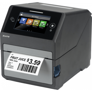 SATO CT412LX TT305 - USB&LAN - EU/UK - άμεση θερμική/θερμική μεταφορά - εκτυπωτής POS - 305 x 305 DPI - 6 ips - 0,08 - 0,19 µm - 12,8 cm