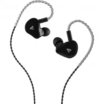Sharkoon Stealthbite IEM In-Ear Gaming-Headset με αφαιρούμενο μικρόφωνο βραχίονα, USB-C/USB-A/3,5 mm, Μαύρο