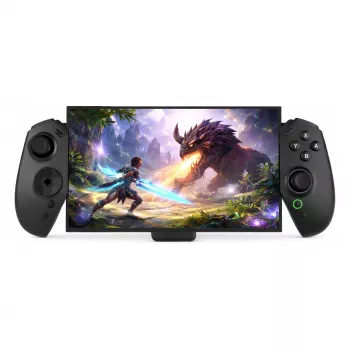 Deltaco GAM-196 ενσύρματο χειριστήριο USB-C για Nintendo Switch 2, Μαύρο