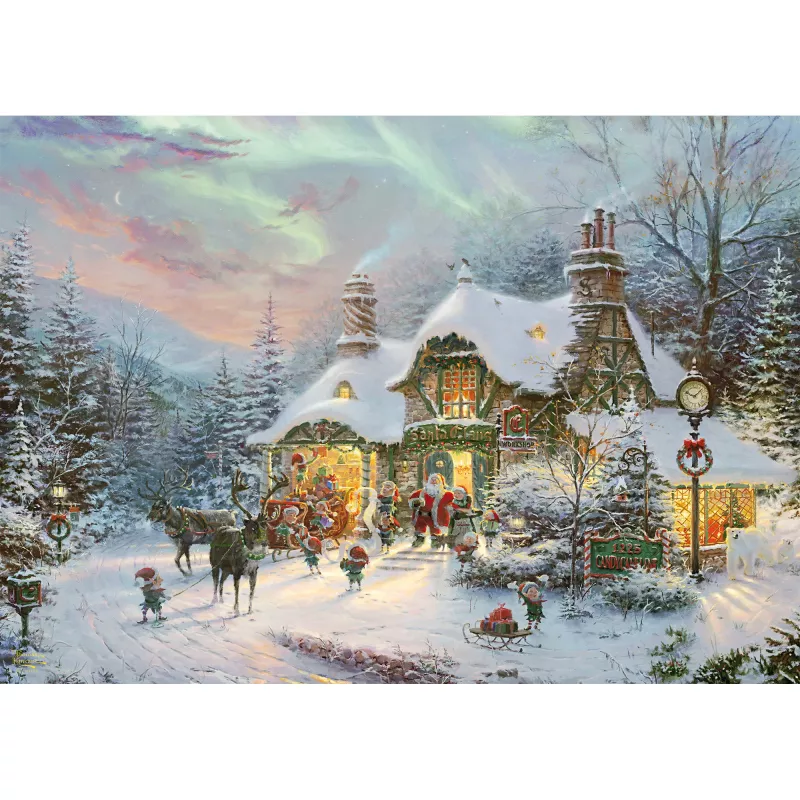 Schmidt Spiele Thomas Kinkade Studios: Santa's Night Before Christmas Παζλ 1000 τεμαχίων